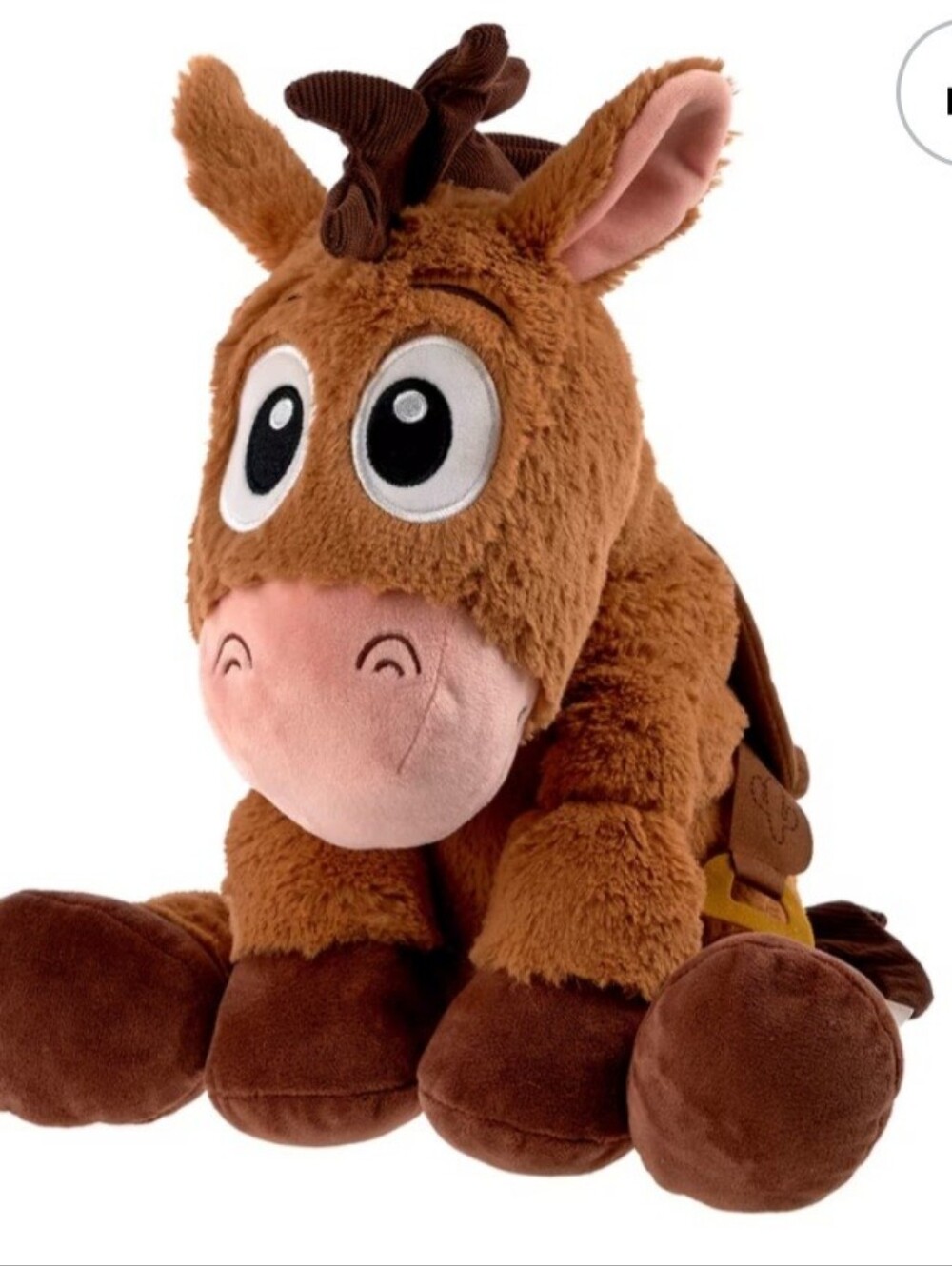 Disney and Pixar Toy Story 5 Bullseye Weighted Plush, Soft Stuffed Animal Toy